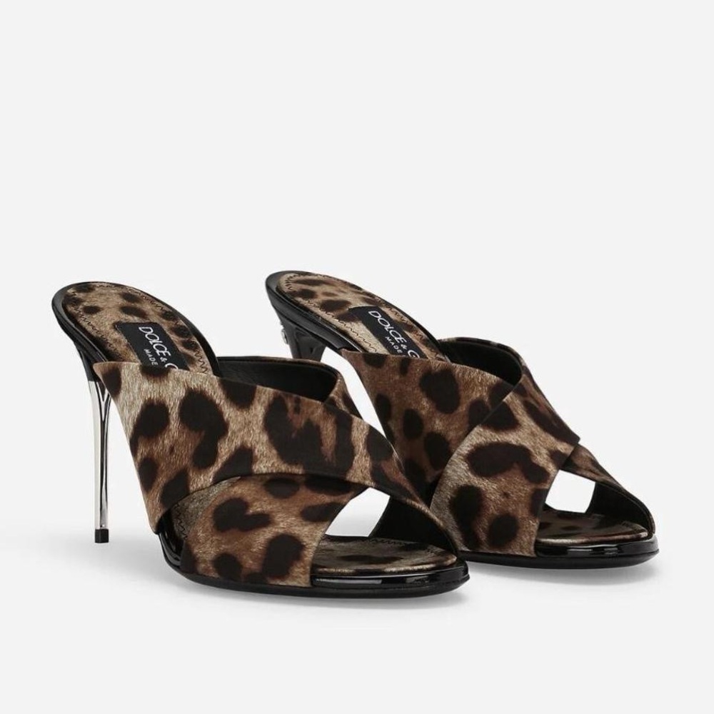 Dolce & Gabbana Leopard Print Heel